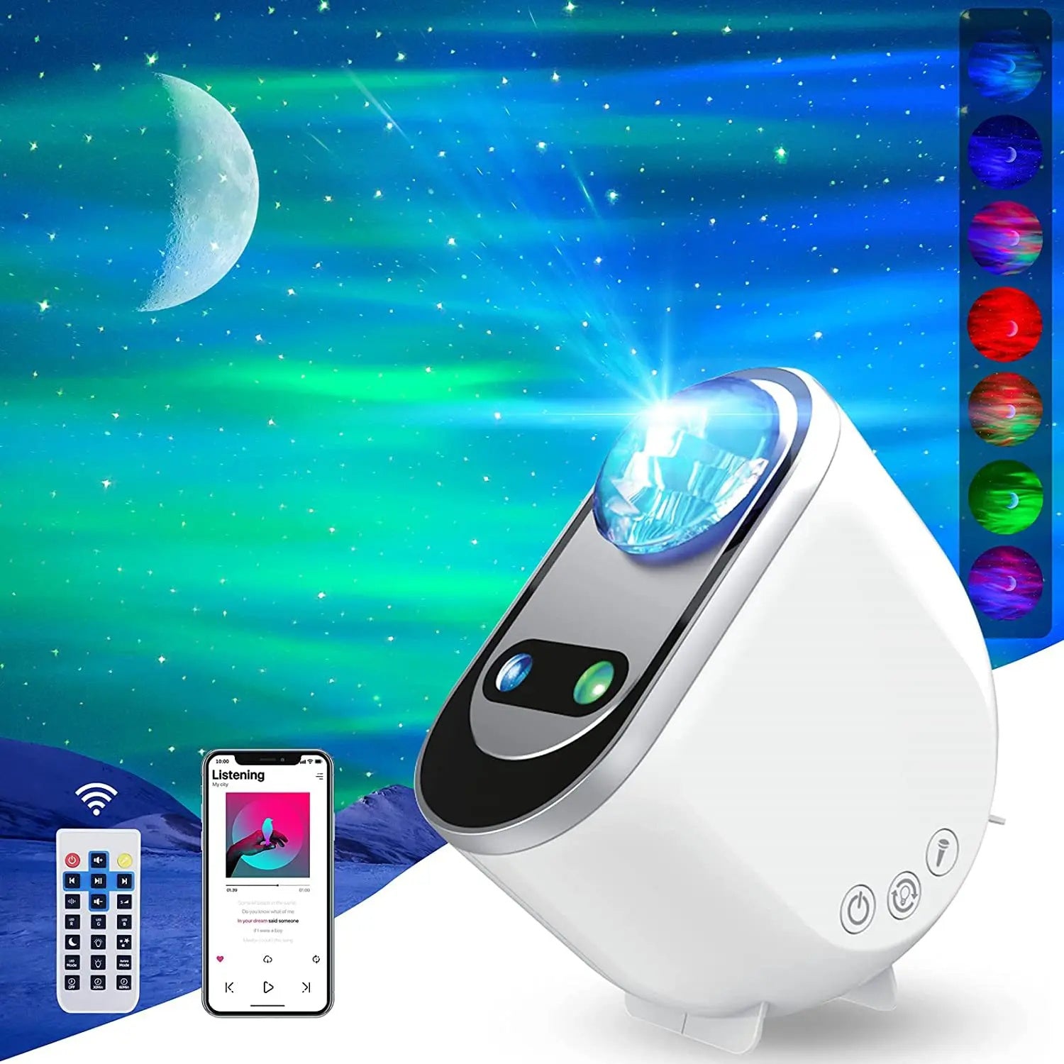 USB Galaxy Star Projector